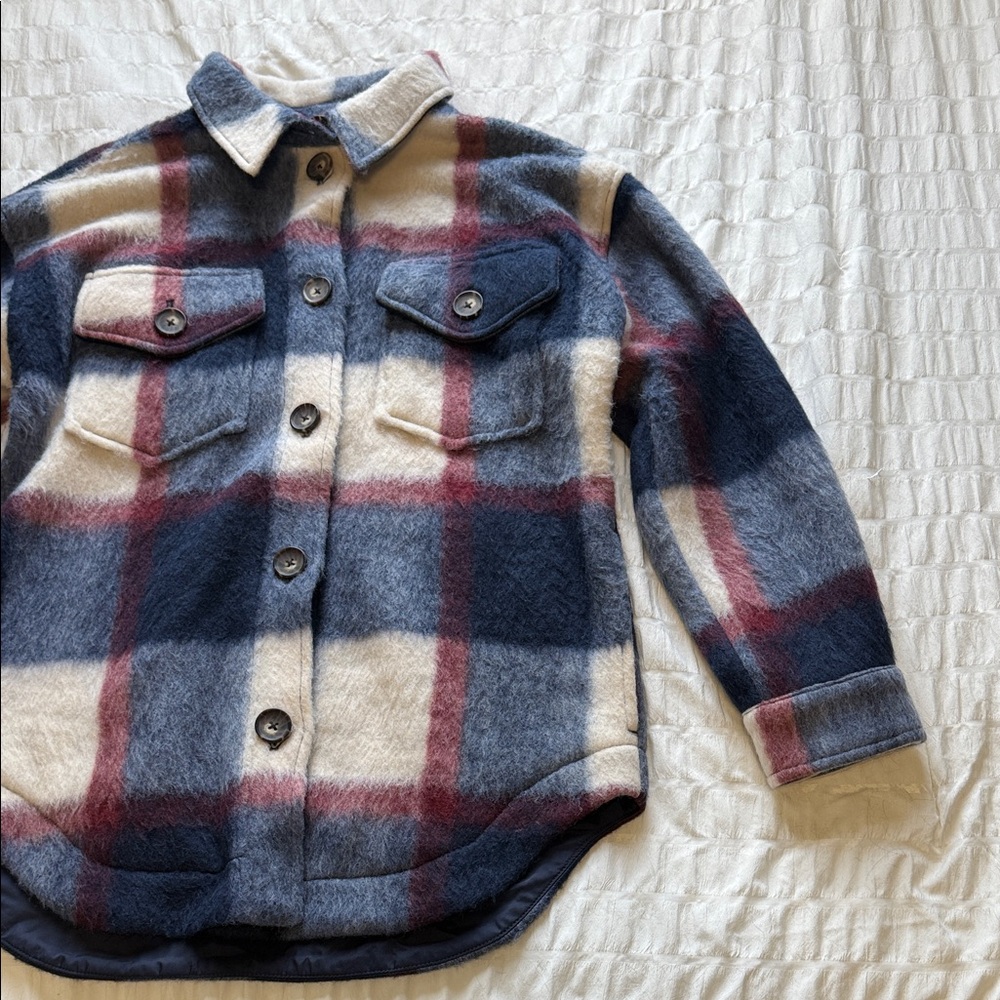 Wool Coat - Marine Lager